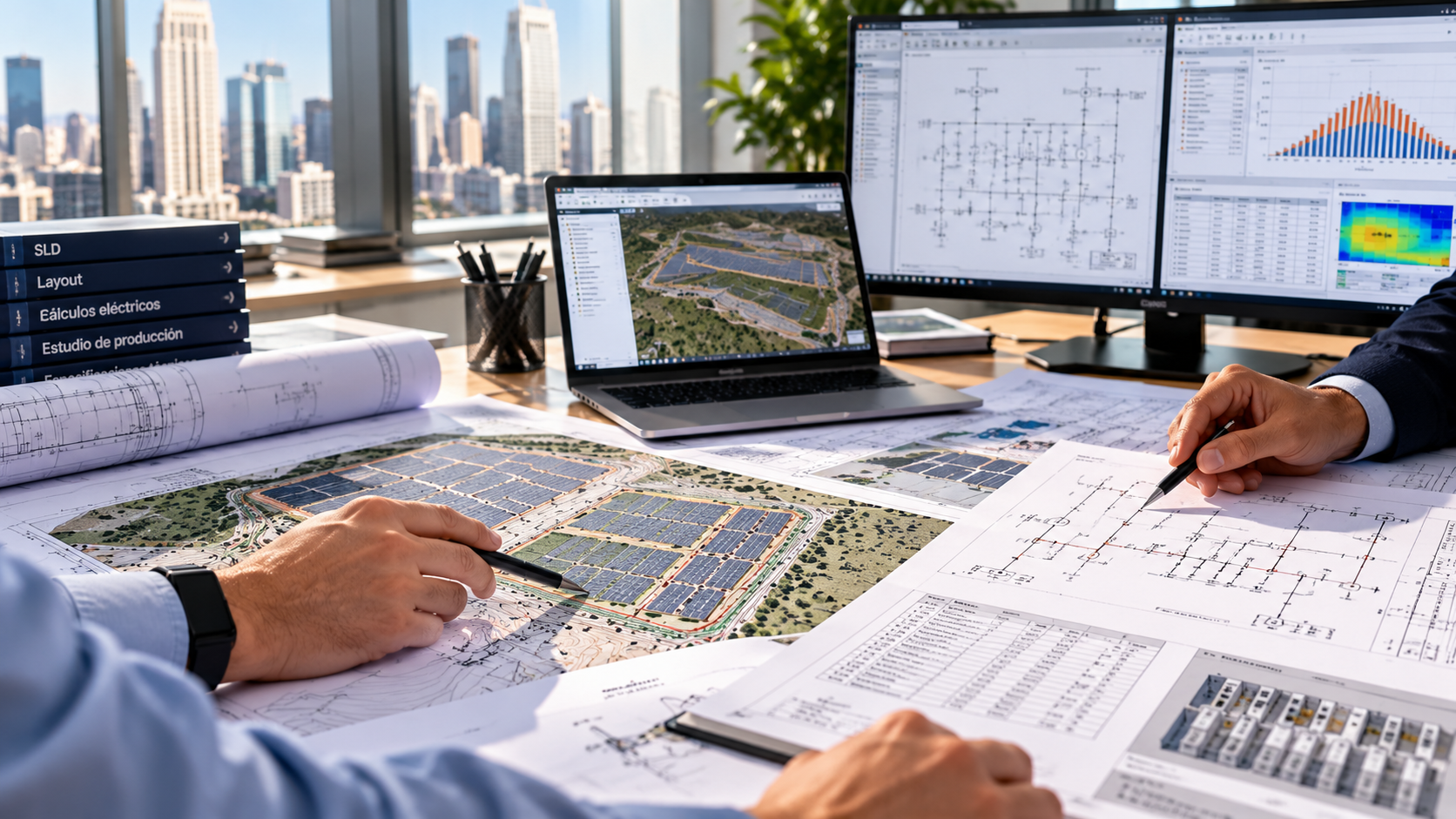 Revisión de planos y documentación de ingeniería